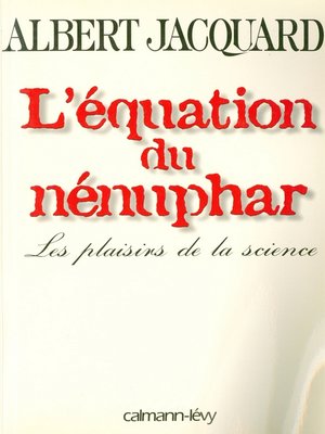 cover image of L'Equation du nénuphar